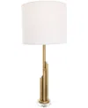 Rosemary Lane 28" Metal Abstract Tiered Pillar Accent Lamp In Gold