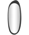 Rosemary Lane 51" Wooden Abstract Oval Room Wall Mirror