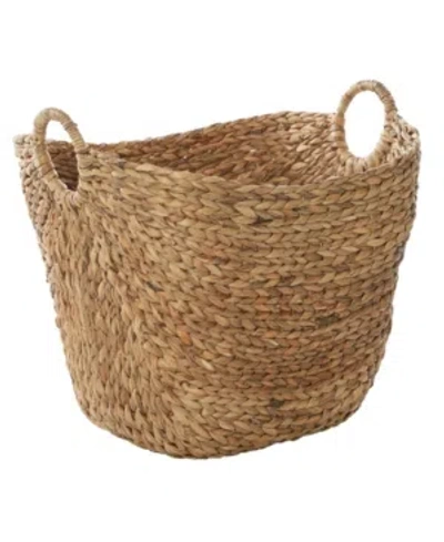 Rosemary Lane Brown Sea Grass Contemporary Storage Basket, 19 " X 20 " X 18 "