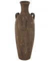 Rosemary Lane Ceramic 24.4" Farmhouse Vase With Handles