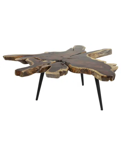 Rosemary Lane Contemporary Coffee Table In Brown