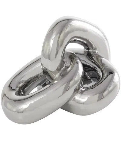 Rosemary Lane Contemporary Sculpture, 6.20" In Silver
