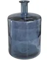 Rosemary Lane Glass 18" Bottleneck Modern Vase