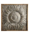 Rosemary Lane Traditional Sunburst Metal Wall Decor In Black