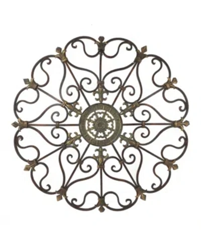 Rosemary Lane Iron Rustic Wall Decor In Brown