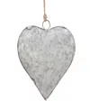 Rosemary Lane Metal Heart Tibetan Inspired Decorative Bell With Hanging Rope, Set Of 3 12", 17", 21"h In Gray