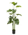 Rosemary Lane Traditional Monstera Artificial Plant, 48" In Green