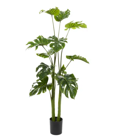 Rosemary Lane Traditional Monstera Artificial Plant, 48" In Green