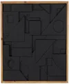 Rosemary Lane Wood 24" Contemporary Wall Decor
