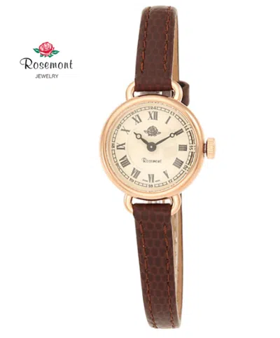 Pre-owned Rosemont Watch Rs45-05rm-br Lady Ems Shipping