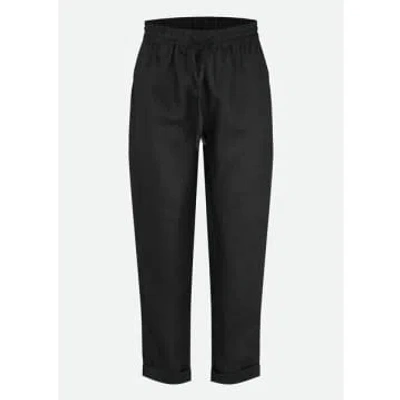 Rosemunde Linen Trousers In Black