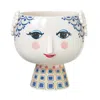 Rosendahl Bjorn Wiinblad Eva Flowerpot On Base In Blue