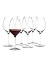 Rosendahl Cabernet Burgundy Glasses, Set Of 6 In Clear