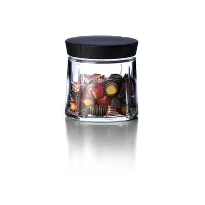 Rosendahl Grand Cru Storage Jar In Black,clear