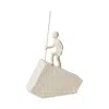 Rosendahl Kahler Astro Capricorn Sculpture In White