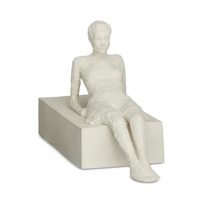 Rosendahl Kahler Character The Attentive One Sculpture In White