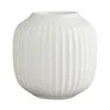 Rosendahl Kahler Hammershi Round White Tealight Holder In White