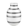 Rosendahl Kahler Omaggio Vase, Blue In Silver