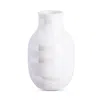 Rosendahl Kahler Omaggio Vase, Blue In White