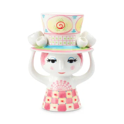Rosendahl Lady With Hat Vase In Multi