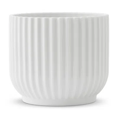 Rosendahl Lyngby Porcelain Flowerpot, Small In White