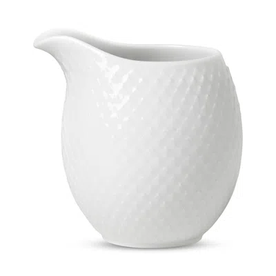 Rosendahl Lyngby Porcelain Rhombe Milk Jug, White