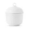 Rosendahl Lyngby Porcelain Rhombe Sugar Bowl, White In White