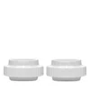 Rosendahl Lyngby Porcelain Tealight Holder, Set Of 2 In White