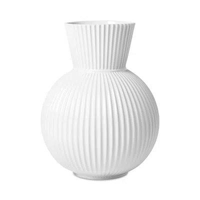 Rosendahl Lyngby Porcelain Tura Vase, White Porcelain