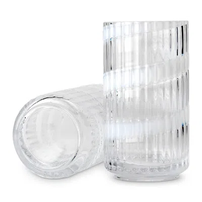 Rosendahl Lyngby Swirl Vase, 6.1 In Transparent