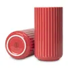 Rosendahl Lyngby Vase, 6.1 Red Porcelain In Red