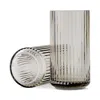 Rosendahl Lyngby Vase, Mouth Blown Glass In Gray
