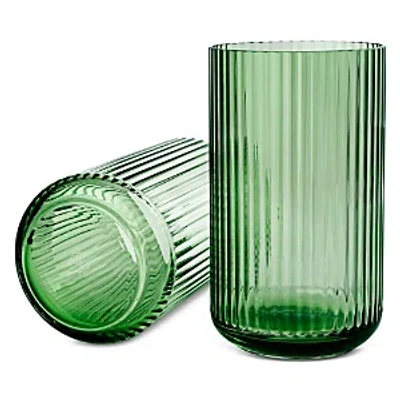 Rosendahl Lyngby Vase, Mouth Blown Glass In Green