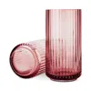 Rosendahl Lyngby Vase, Mouth Blown Glass In Red