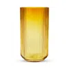 Rosendahl Lyngby Vase, Mouth Blown Glass In Yellow