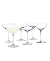 Rosendahl Perfection Coupe Glasses, Set Of 6 In Clear