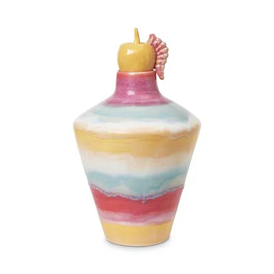 Rosendahl Poppery Vase With Apple Topper In Multi