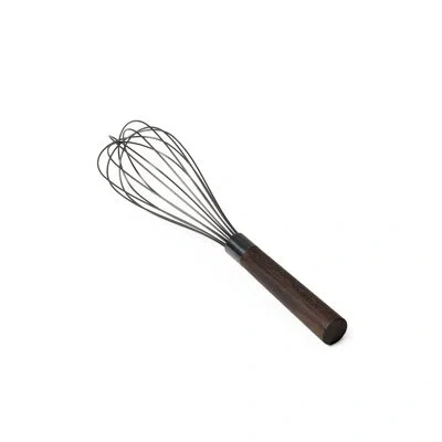 Rosendahl Rå Whisk, Thermo Ash/gun Metallic, H: 11.4" In Dark Brown