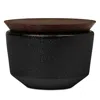 Rosendahl Ra Stoneware Salt Cellar With Wooden Lid