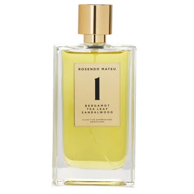 Rosendo Mateu 100 ml Eau De Parfum Spray For Womens - No.1 Bergamot Tea Leaf & Sandalwood In Multi
