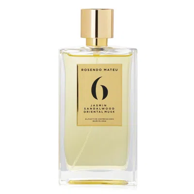Rosendo Mateu 100 ml Eau De Parfum Spray For Womens - No.6 Jasmin Sandalwood & Oriental Musk In Multi