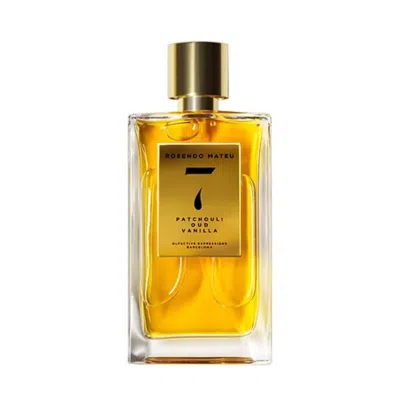 Rosendo Mateu Unisex No 7 Patchouli Oud Vanilla Edp Spray 3.38 oz (tester) Fragrances 0843704619285