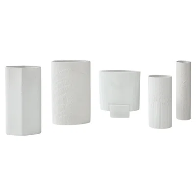 Pre-owned Rosenthal 1960's Modernist Porcelain Vases Collection By  In Transparent