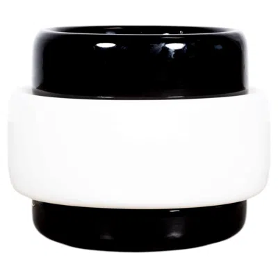 Pre-owned Rosenthal 1970s Stacking Glass Bowls Table Lamp By Timo Sarpaneva For , Germany In Black
