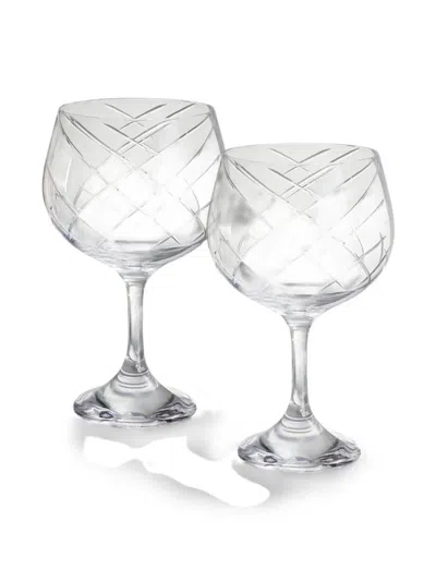 Rosenthal 2026 Vyras Cross-cut Gin Glasses In Transparent