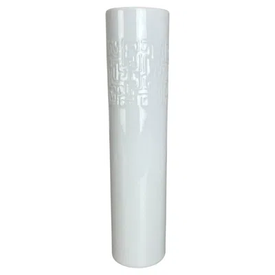 Pre-owned Rosenthal Abstract Porcelain Vases By Cuno Fischer For , Germany, 1980 In Transparent