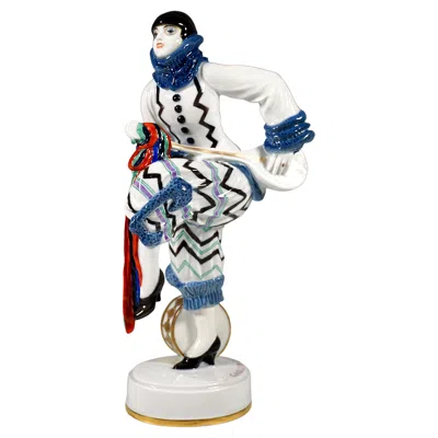 Pre-owned Rosenthal Art Déco Porcelain Figurine 'merry March', C. Holzer-defanti,  Germany In Gray