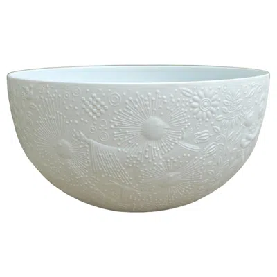 Pre-owned Rosenthal Bjorn Wiinblad White Porcelain Bowl For , Germany, 20th Century