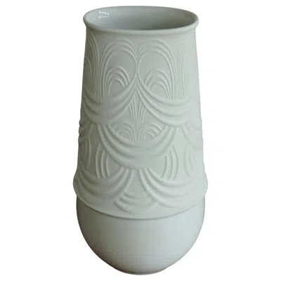 Pre-owned Rosenthal Bjorn Wiinblad White Porcelain Vase For  Studio Line