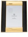 Rosenthal Black Logo Debossed Photo Frame In Black